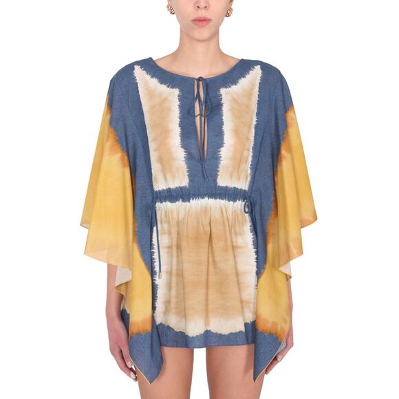 Alberta Ferretti Women Tie Dye Print Caftan